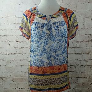 Anthropologie Fig and Flower top